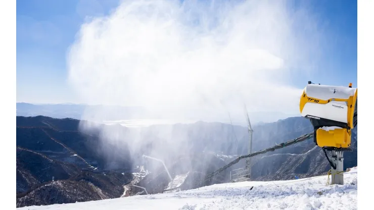 Nieve artificial al 100% en Pekín 2022