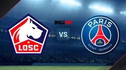 Lille vs. PSG por la Ligue 1 de Francia.