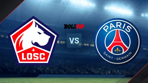 Lille vs. PSG por la Ligue 1 de Francia.