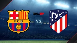 Barcelona vs. Atlético Madrid por La Liga.