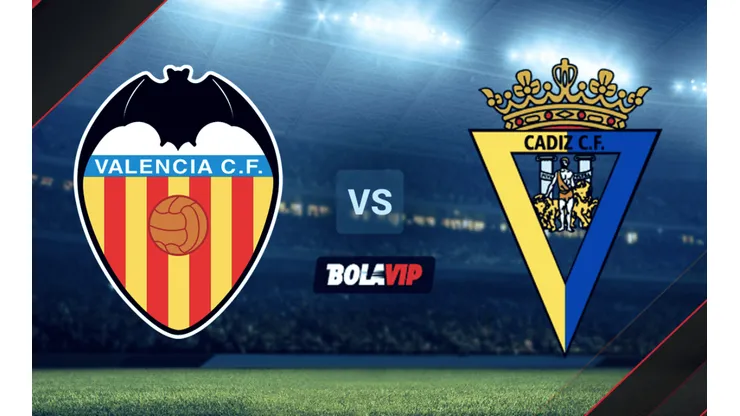 Valencia vs. Cádiz por la Copa del Rey.