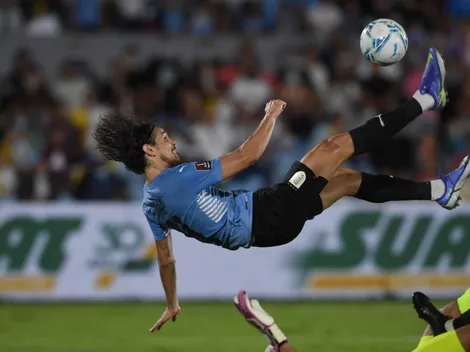 VIDEO | Cavani le metió un particular gol de chilena a Venezuela