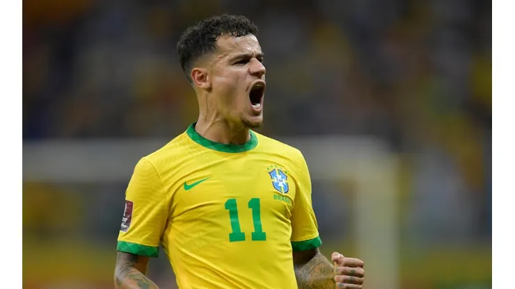Coutinho, autor de un gol para Brasil.