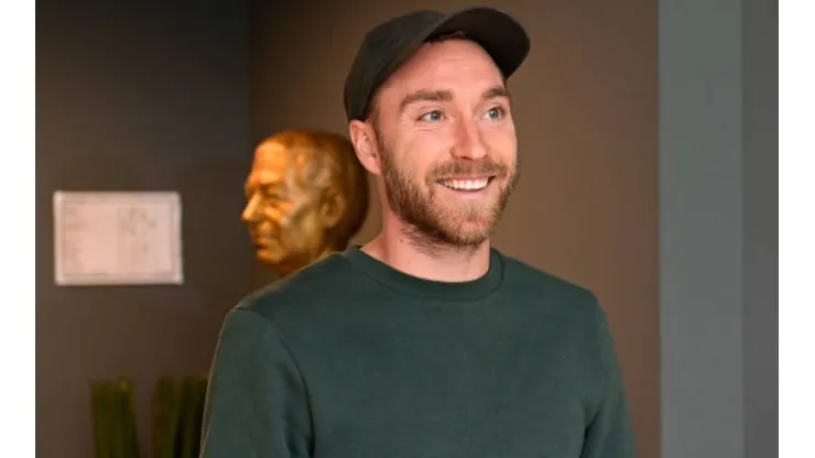 Christian Eriksen, jugador de la selección de Dinamarca.