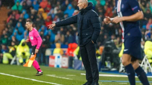 Zinedine Zidane, entrenador del Real Madrid.