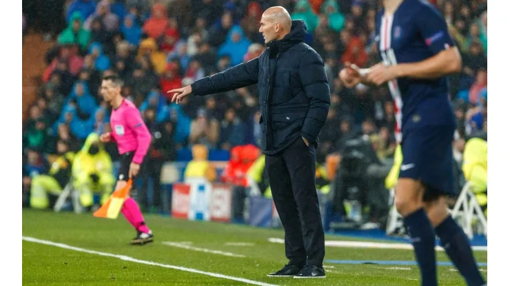 Zinedine Zidane, entrenador del Real Madrid.