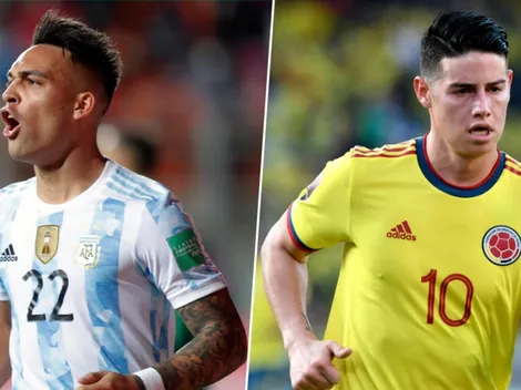 Argentina vs Colombia: alineaciones para el partido por la fecha 16 de las Eliminatorias