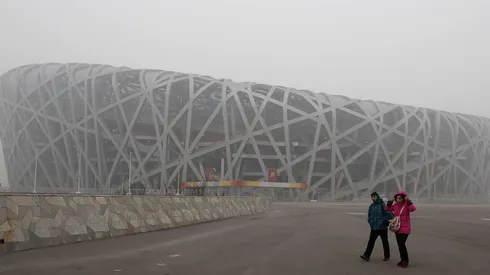 Vista del Estadio Nacional de Pekín