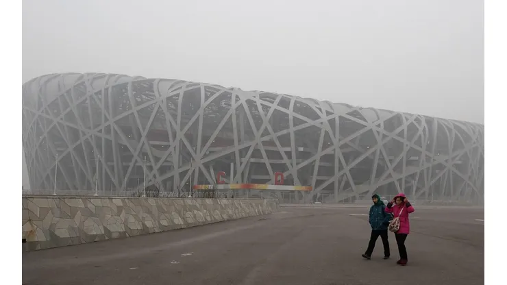 Vista del Estadio Nacional de Pekín