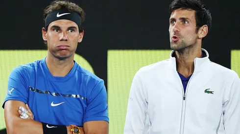 Rafael Nadal y Novak Djokovic.