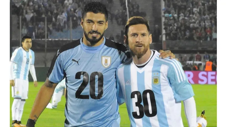 Suarez y Messi en el Centenario
