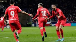 Jugadores del Atlético de Madrid.