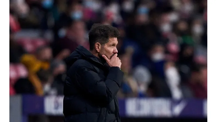 Diego Simeone, entrenador del Atlético de Madrid.