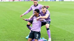 Amad Diallo no tardó nada en debutar en las redes con Rangers.