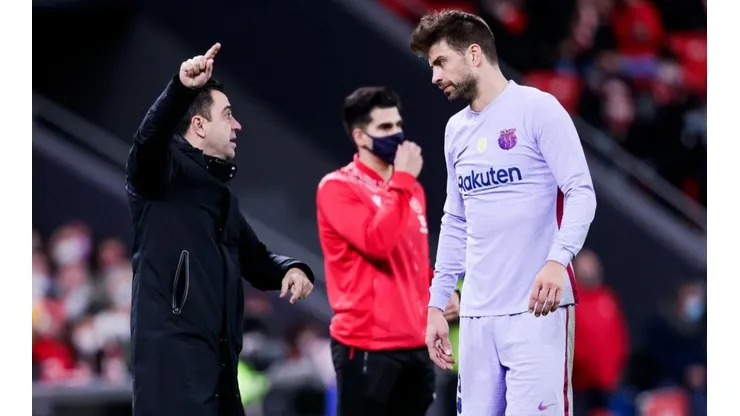 Xavi Hernández, junto a Piqué, uno de sus preferidos en Barcelona.