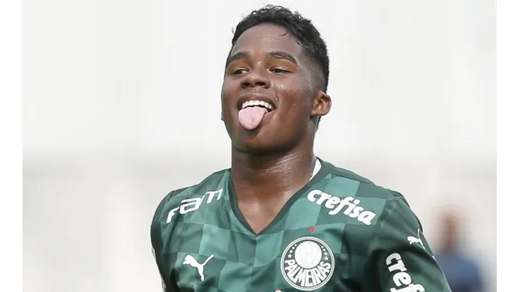 Endrick, delantero de las inferiores del Palmeiras.