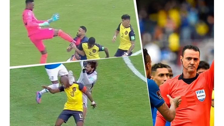 Expulsiones por todos lados en Ecuador vs Brasil.