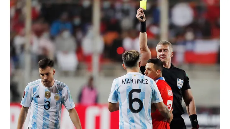 Daronco en Chile vs Argentina.