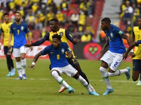 En un partido con polémicas y expulsados, Ecuador empata con Brasil