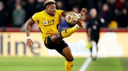 Traoré en acción con Wolverhampton.