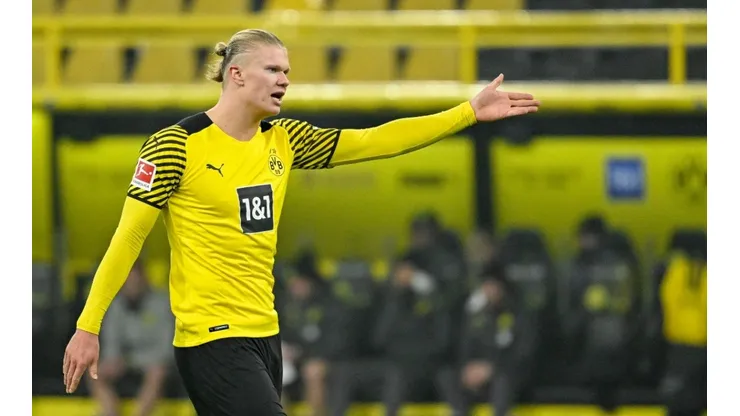Erling Haaland, delantero del Borussia Dortmund.