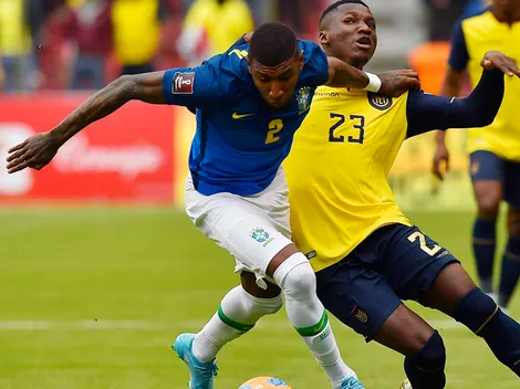 Emerson Royal metió dos faltas y dejó a Brasil con 10 ante Ecuador