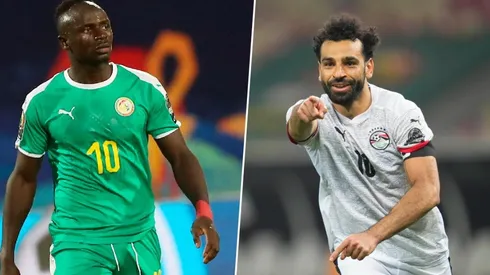 Sadio Mané y Mohamed Salah.