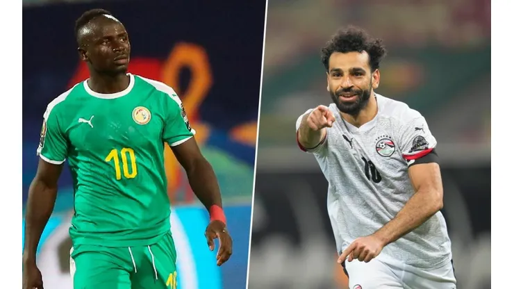 Sadio Mané y Mohamed Salah.