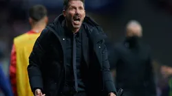 Diego Simeone, entrenador del Atlético de Madrid.