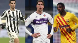Álvaro Morata, Dusan Vlahovic y Ousmane Dembelé, algunos de los protagonistas de la última semana del mercado.