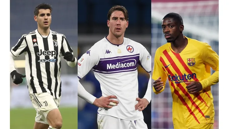 Álvaro Morata, Dusan Vlahovic y Ousmane Dembelé, algunos de los protagonistas de la última semana del mercado.