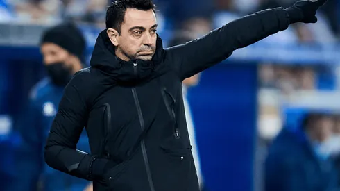 Xavi en dirección de Barcelona.