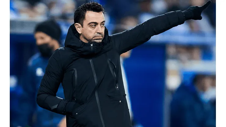 Xavi en dirección de Barcelona.