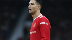 Cristiano Ronaldo en un encuentro con Manchester United.