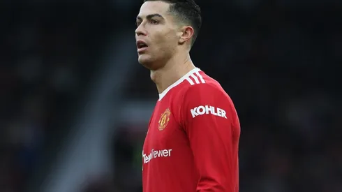 Cristiano Ronaldo en un encuentro con Manchester United.