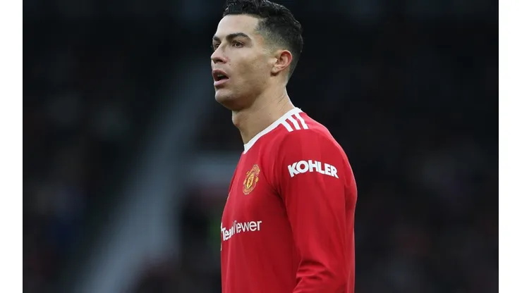 Cristiano Ronaldo en un encuentro con Manchester United.