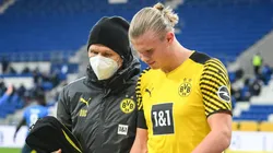 Erling Haaland salió lesionado en su último partido.