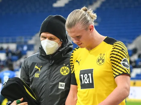 Alarma por Erling Haaland: Borussia Dortmund confirmó la lesión del noruego