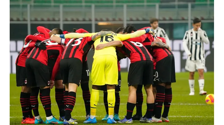 Jugadores del AC Milan.