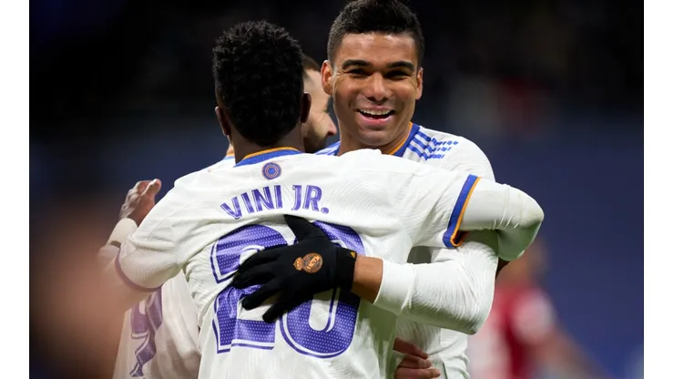 Casemiro y Vinicíus Jr., jugadores del Real Madrid.