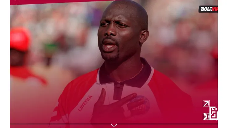 Liberia, camiseta que supo vestir George Weah, nunca participó en un Mundial.