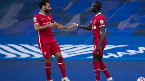 Mohamed Salah y Sadio Mané en Liverpool