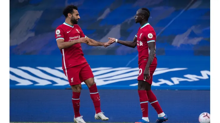 Mohamed Salah y Sadio Mané en Liverpool