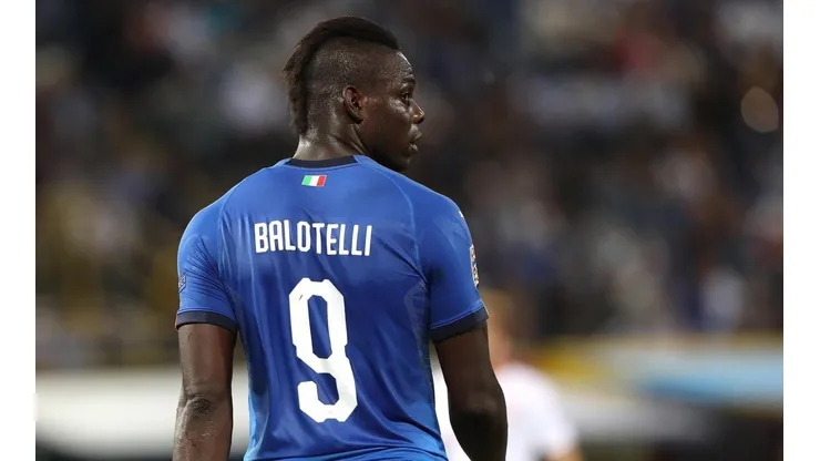 Mario Balotellli en su último partido con Italia