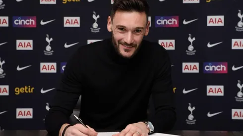 Hugo Lloris firma su contrato con el Tottenham