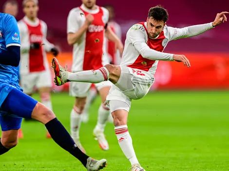 Nicolás Tagliafico abrió la cuenta en la goleada 9-0 de Ajax por Copa de Países Bajos