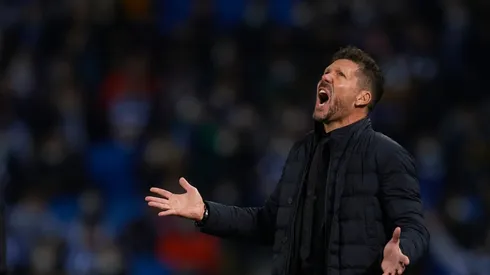 Diego Simeone, entrenador del Atlético de Madrid.