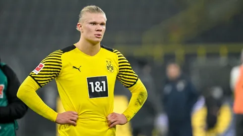 Erling Haaland en un encuentro del Borussia Dortmund.