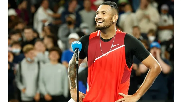Kyrgios debutó con un triunfo en el Australian Open.