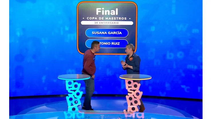Antonio se enfrentará a Susana en la gran final (foto: Pasapalabra)